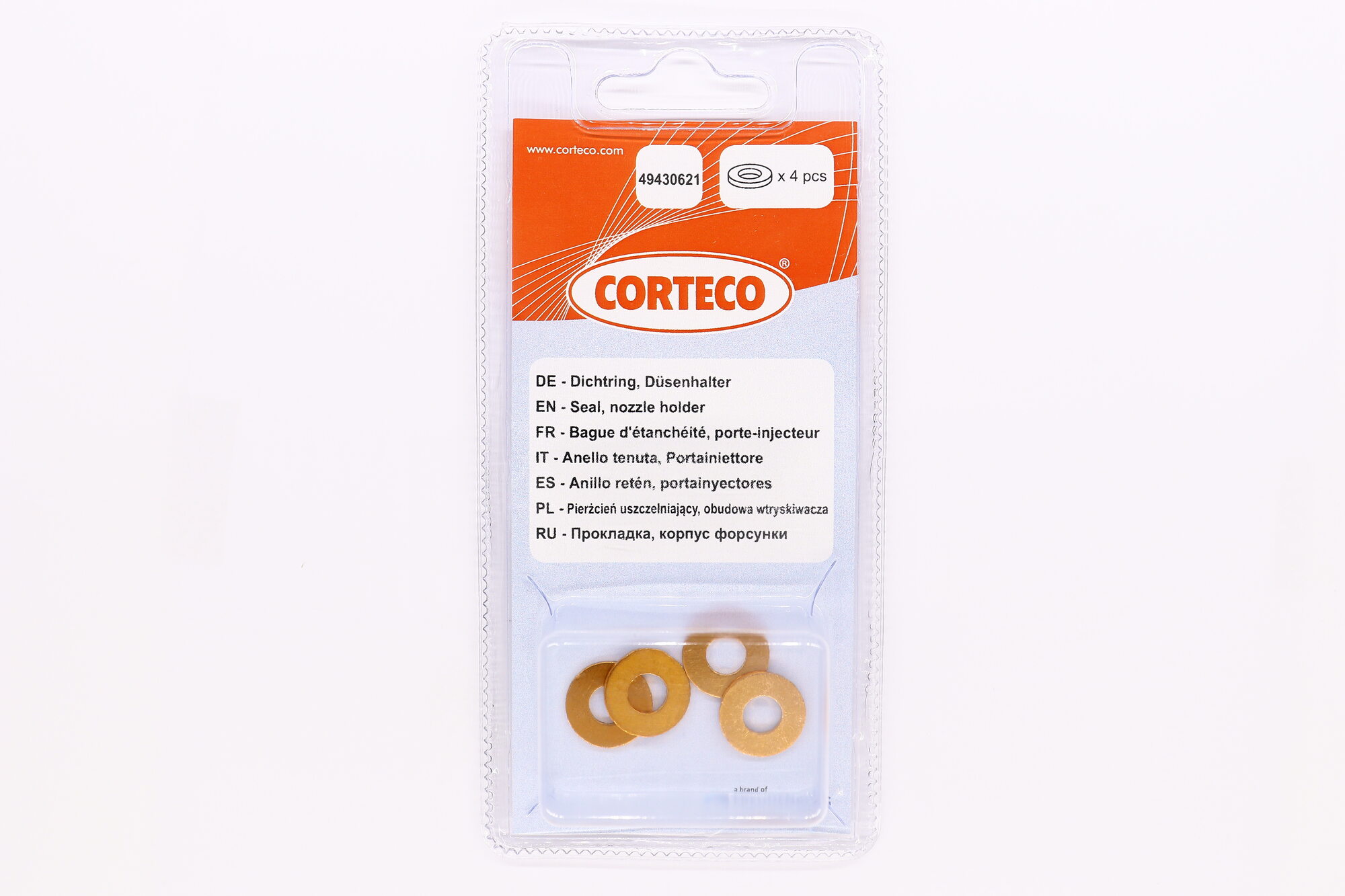 CORTECO Dichtring, Düsenhalter 49430621 für Peugeot Citroën/Peugeot Ford Volvo