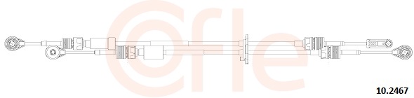 COFLE Seilzug, Schaltgetriebe 102467 für Ford