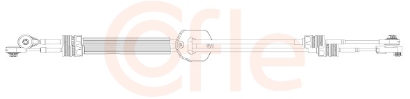 COFLE Seilzug, Schaltgetriebe 102468 für Ford