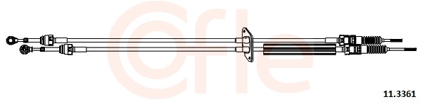 COFLE Seilzug, Schaltgetriebe 113361 für Mercedes
