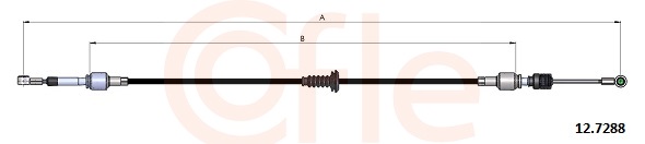 COFLE Seilzug, Schaltgetriebe 127288 für Fiat Peugeot