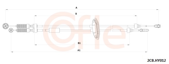 COFLE Seilzug, Schaltgetriebe 922cbhy012 für HYUNDAI