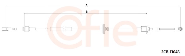 COFLE Seilzug, Schaltgetriebe 2cbfi045 für LANCIA