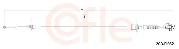 COFLE Seilzug, Schaltgetriebe 2cbfi052 für Fiat