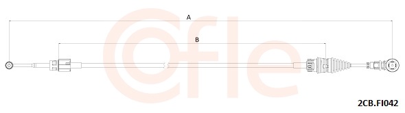 COFLE Seilzug, Schaltgetriebe 2cbfi042 für ALFA ROMEO