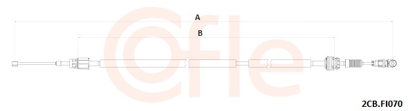 COFLE Seilzug, Schaltgetriebe 922cbfi070 für Fiat