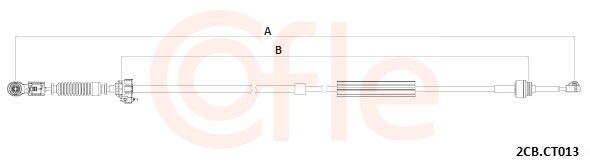 COFLE Seilzug, Schaltgetriebe 922cbct013 für Citroën