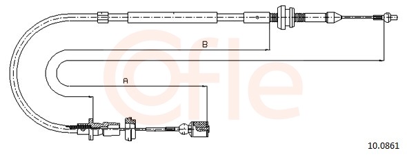 COFLE Gaszug 100861 für VAG