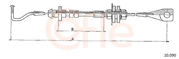 COFLE Gaszug 10090 für VAG VW