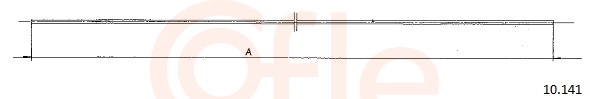 COFLE Gaszug 10141 für VAG