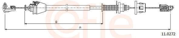 COFLE Gaszug 110272 für RENAULT