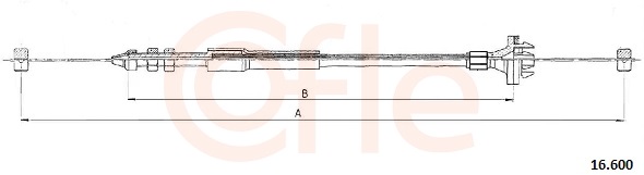 COFLE Gaszug 16600 für Suzuki