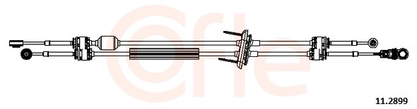 COFLE Seilzug, Schaltgetriebe 92112899 für RENAULT NISSAN