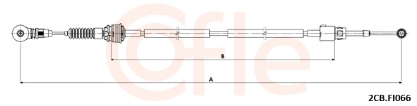 COFLE Seilzug, Schaltgetriebe 922cbfi066 für Fiat