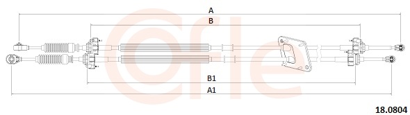 COFLE Seilzug, Schaltgetriebe 92180804 für NISSAN
