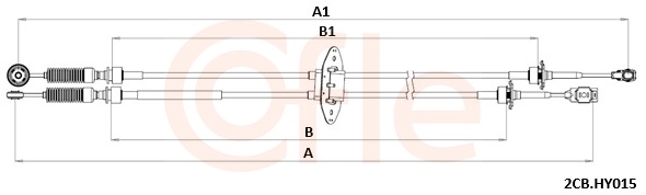 COFLE Seilzug, Schaltgetriebe 922cbhy015 für HYUNDAI