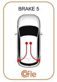 Cofle Seilzug, Feststellbremse f&uuml;r VW GOLF V Variant (1K5), Art.-Nr. 10.7509