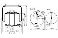CONTITECH Federbalg, Luftfederung "Premium Range", Art.-Nr. 899 N P03 R