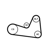 Continental - ContiT Keilrippenriemensatz, Art.-Nr. 6PK1200K1