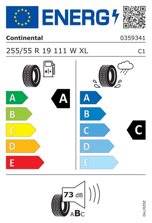 CONTINENTAL Reifen 255/55R19 111W - CrossContact LX Sport