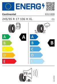 Continental Sommerreifen "245/55R17 106H - PremiumContact 6", Art.-Nr. 03110280000