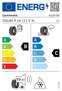 Continental Winterreifen "255/60R19 113V - WinterContact TS 850P", Art.-Nr. 03547650000