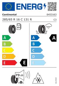 Continental Winterreifen "285/65R16 131R - VanContact Winter", Art.-Nr. 04531630000