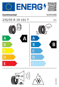 Continental Ganzjahresreifen "[Continental] 235/55R19 101T - AllSeasonContact 2", Art.-Nr. 03554080000