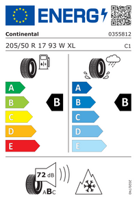 Continental Ganzjahresreifen "[Continental] 205/50R17 93W - AllSeasonContact 2", Art.-Nr. 03558120000