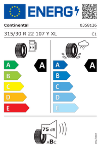 Continental Sommerreifen "[Continental] 315/30R22 107Y - EcoContact 6", Art.-Nr. 03581260000