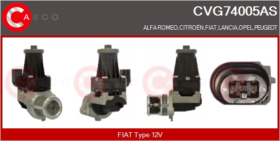 CASCO AGR-Ventil cvg74005as für Opel Fiat LANCIA Ford PIAGGIO Citroën/Peugeot