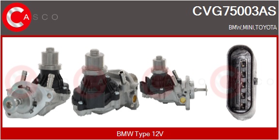 CASCO AGR-Ventil cvg75003as für BMW TOYOTA