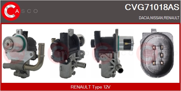 CASCO AGR-Ventil cvg71018as für NISSAN RENAULT TRUCKS