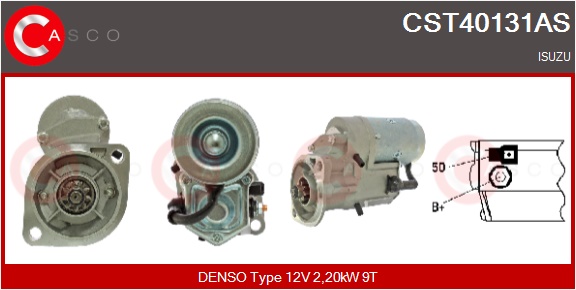 CASCO Starter cst40131as für ISUZU