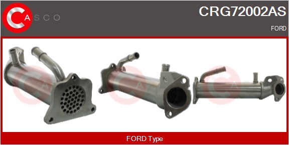 CASCO Kühler, Abgasrückführung crg72002as für Ford