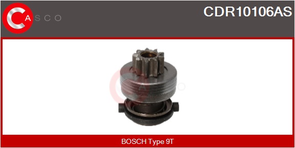 CASCO Ritzel, Starter cdr10106as für Fiat VAG