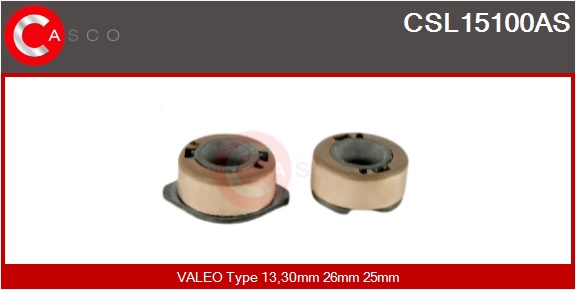 CASCO Generatorschleifring csl15100as 26mm für IKA
