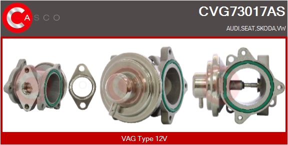 CASCO AGR-Ventil cvg73017as für VAG