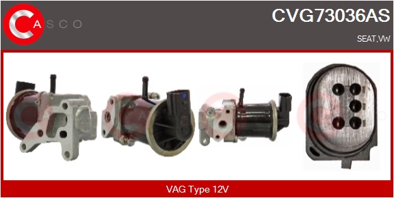 CASCO AGR-Ventil cvg73036as für VAG