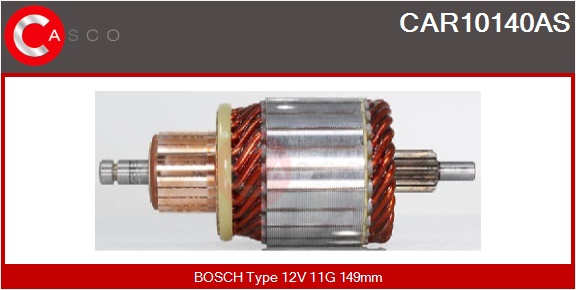 Casco Anker, Starter Car10140as 59Mm Für Fiat Mercedes Toyota Vag