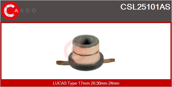 CASCO Schleifring, Generator csl25101as 26,50mm für IKA