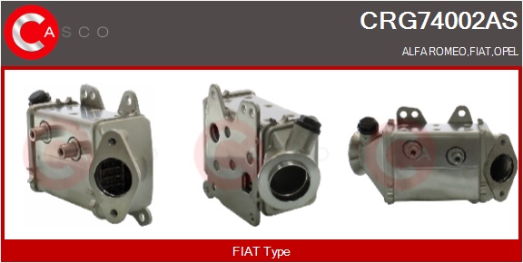 CASCO Kühler, Abgasrückführung crg74002as für Fiat