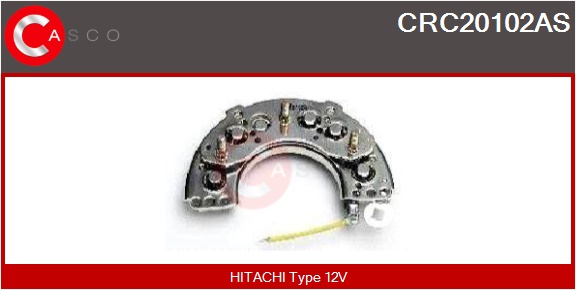 CASCO Gleichrichter, Generator crc20102as für ISUZU NISSAN