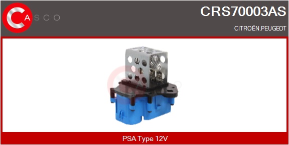 CASCO Vorwiderstand, Elektromotor-Kühlerlüfter crs70003as für Citroën/Peugeot