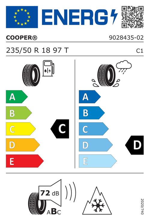 COOPER TIRES 235/50R18 97T - Weather-Master Ice 600