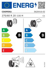 Cooper Tires Winterreifen "275/60R20 116H - Discoverer Winter", Art.-Nr. S620416