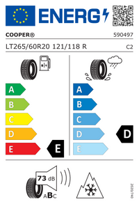 Cooper Tires Ganzjahresreifen "[Cooper] 265/60R20 121/118R - Discoverer AT3 XLT", Art.-Nr. 590497