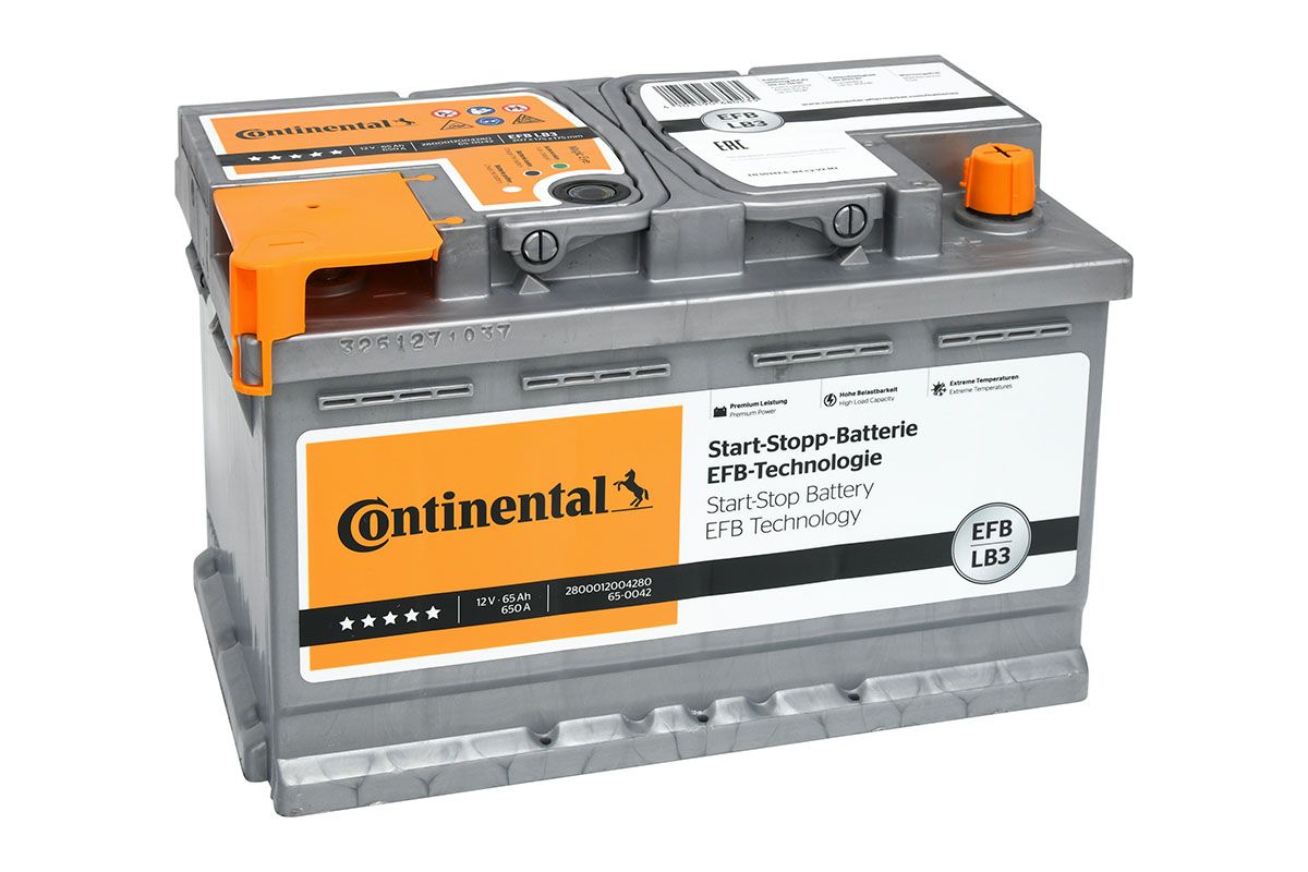 CONTINENTAL Starterbatterie 2800012004280 12V 68Ah 650A für Ford RENAULT