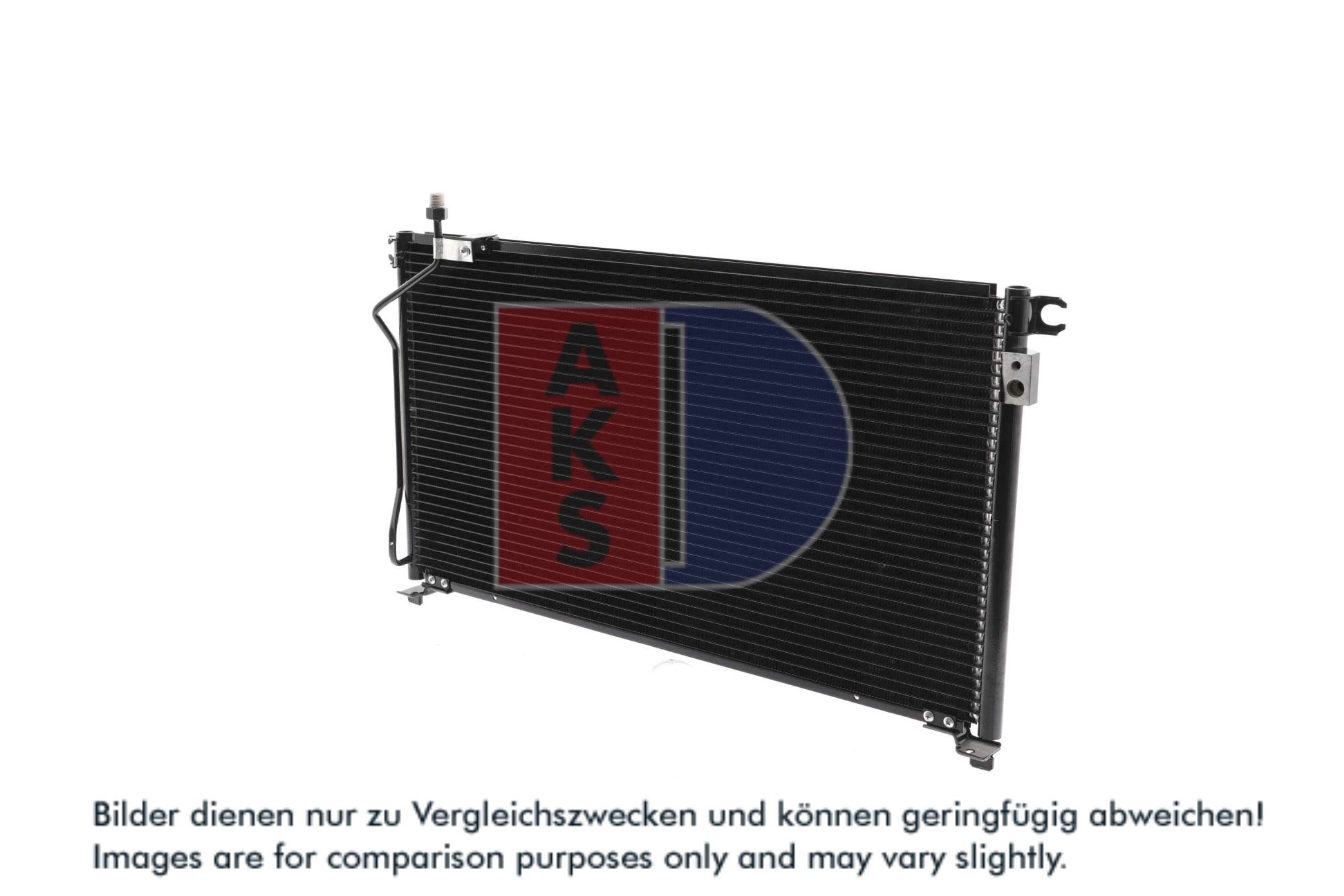 AKS DASIS Kondensator, Klimaanlage 072080n für NISSAN