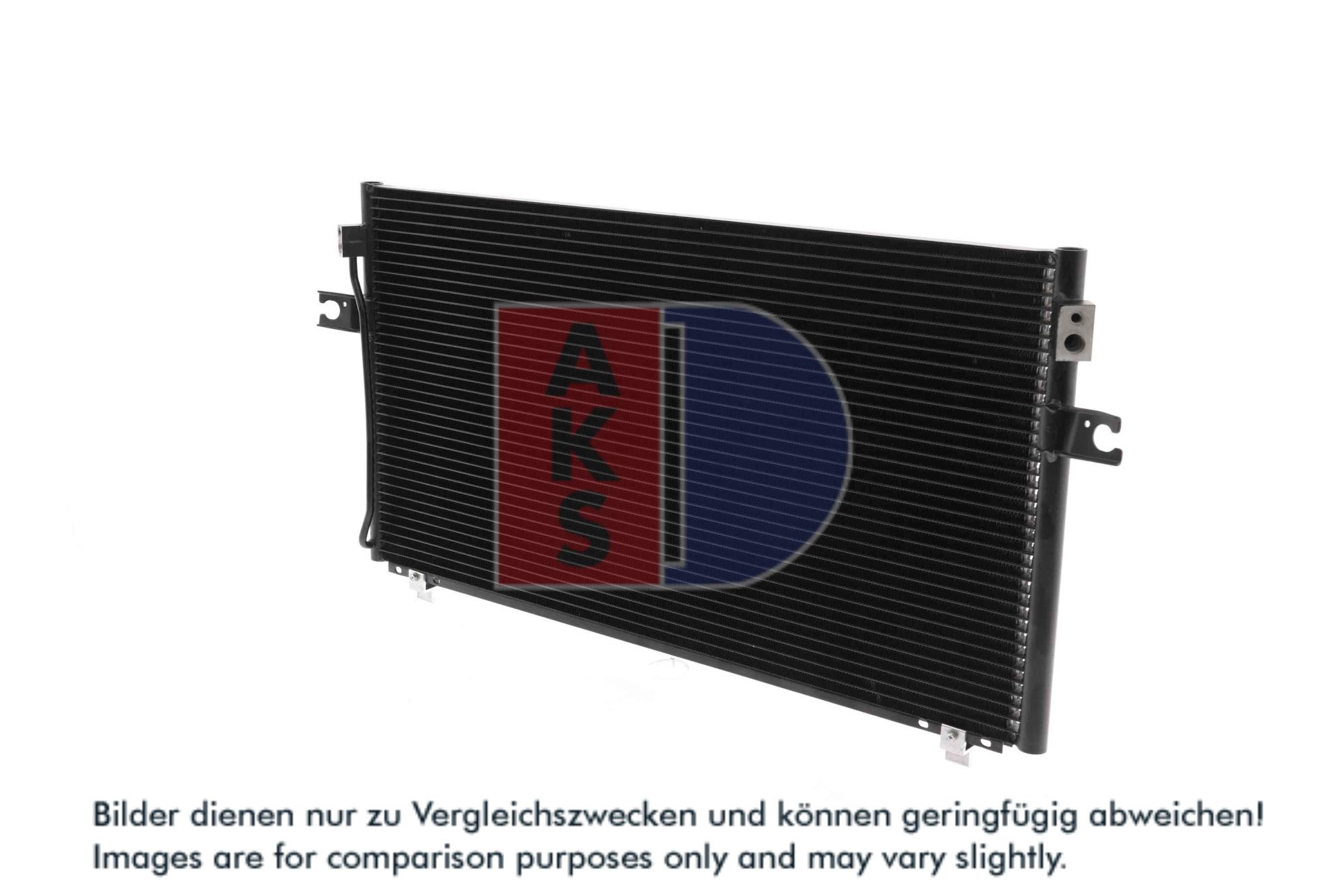AKS DASIS Kondensator, Klimaanlage 072360n für NISSAN
